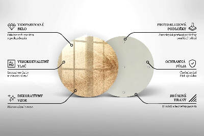 Glasplaat voor grafkaars Zand