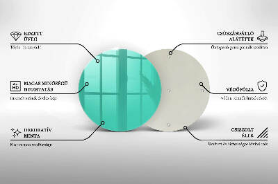 Grafkaars onderzetter Groene kleur