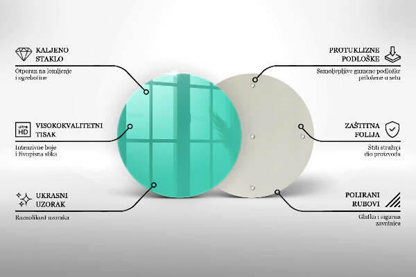 Grafkaars onderzetter Groene kleur