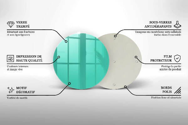 Grafkaars onderzetter Groene kleur