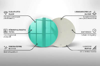 Grafkaars onderzetter Groene kleur