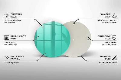 Grafkaars onderzetter Groene kleur