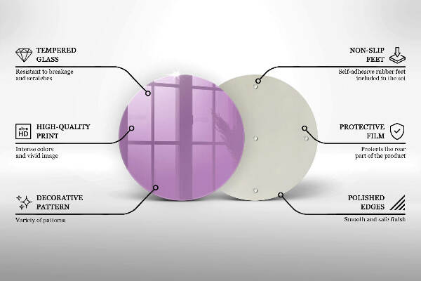 Grafkaars onderzetter Violet