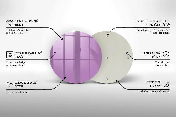 Grafkaars onderzetter Violet