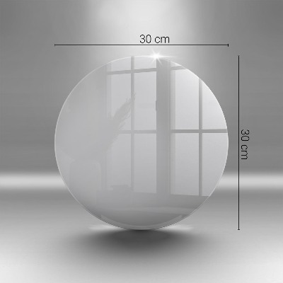 Glasplaat voor grafkaars Grijze kleur