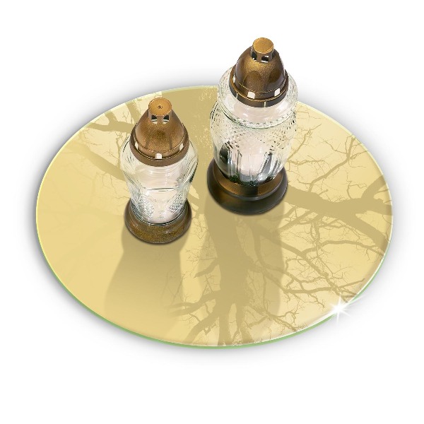 Grafkaars onderzetter Gele kleur