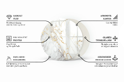 Glas voor tafelblad Kleur zwart glad