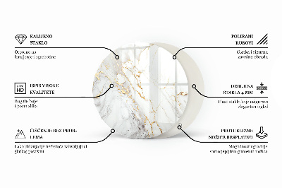 Tafelblad Marmerstructuurpatroon