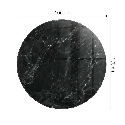 Glas voor tafelblad Marmerpatroon met aderen
