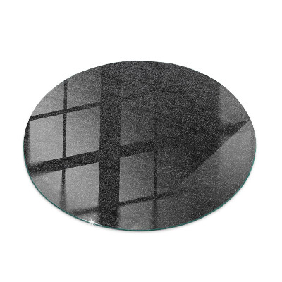 Ronde glazen tafelblad Natuurlijke steenstructuur