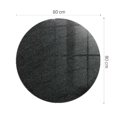Ronde glazen tafelblad Natuurlijke steenstructuur