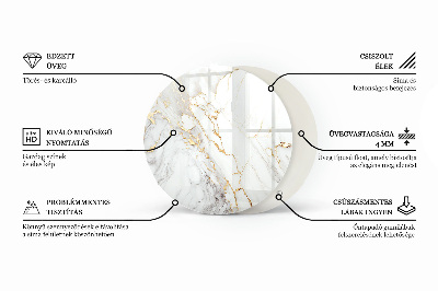 Tafelblad Natuurlijk marmerpatroon