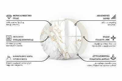 Rond tafelblad De structuur van houten planken