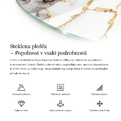 Rond tafelblad De structuur van houten planken