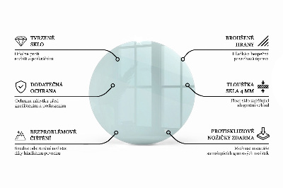 Glazen blad Transparant