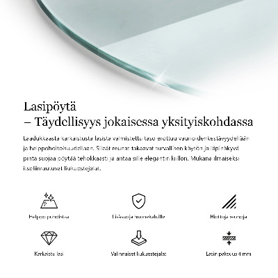 Glazen blad Transparant