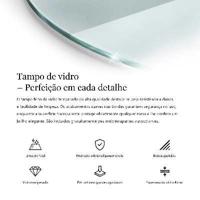 Glazen blad Transparant