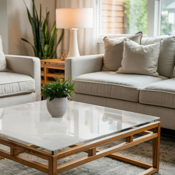 Rechthoekig tafelblad Zuiver wit