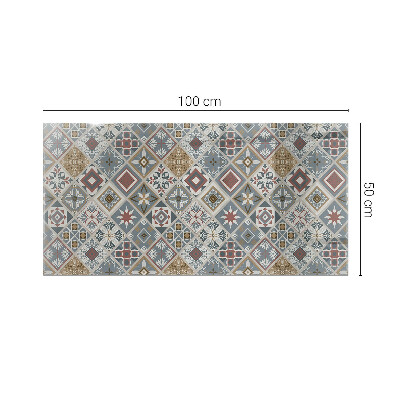 Rechthoekig tafelblad Decoratieve mozaïeken met details