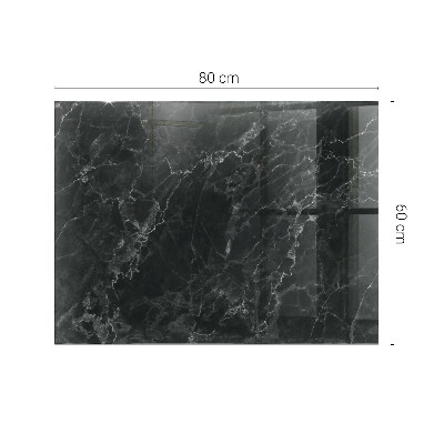 Rechthoekig tafelblad Marmer met fijne aderen