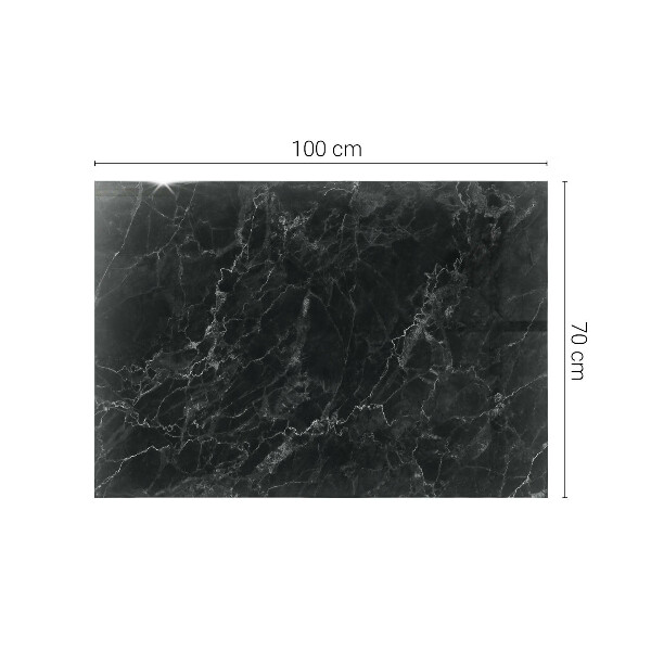 Rechthoekig tafelblad Marmer met fijne aderen