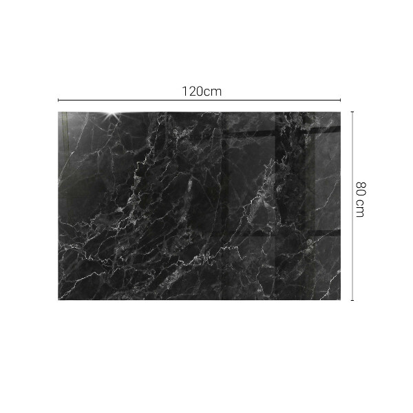 Rechthoekig tafelblad Marmer met fijne aderen