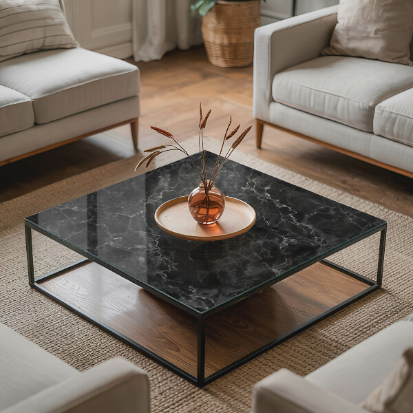 Rechthoekig tafelblad Marmer met fijne aderen