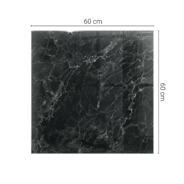 Rechthoekig tafelblad Marmer met fijne aderen
