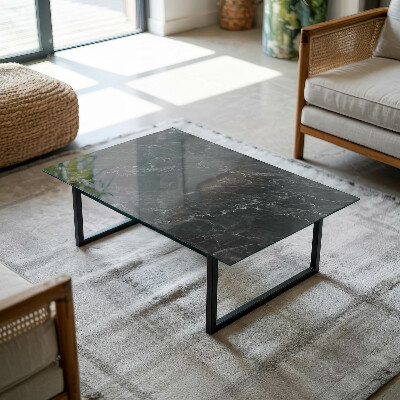 Rechthoekig tafelblad Marmer met fijne aderen