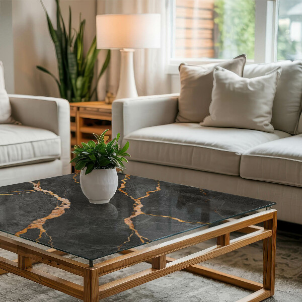 Rechthoekig tafelblad Marmeraders in het ontwerp