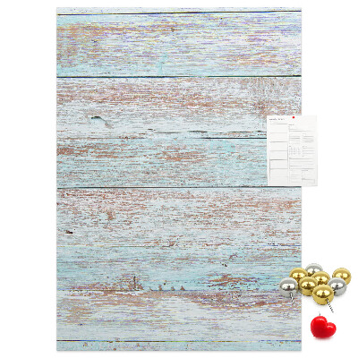 Kurk bedrukken met rustieke planken in pasteltinten