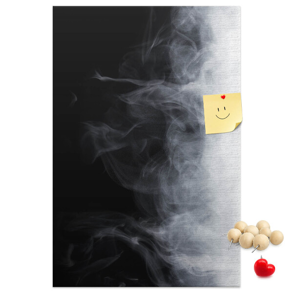 Prikbord van kurk met een zwart-wit verloop