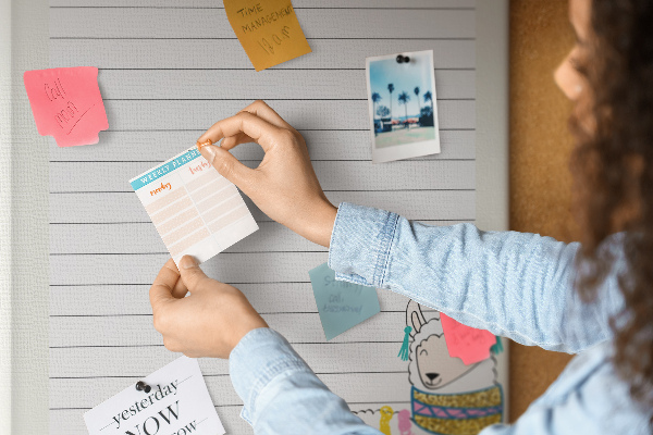 Notitieboekje met lama en patronen bedrukt met eigen ontwerp