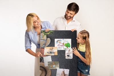 Memobord van kurk stijlvolle indeling met natuurlijke accenten