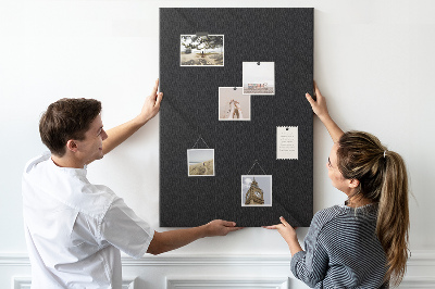 Kurk bedrukken zwart schoolbord met een minimalistisch design