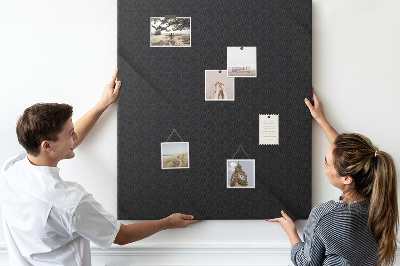 Kurk bedrukken zwart schoolbord met een minimalistisch design