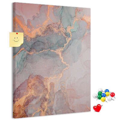 Kurk met bedrukking abstract patroon met fijne nerven