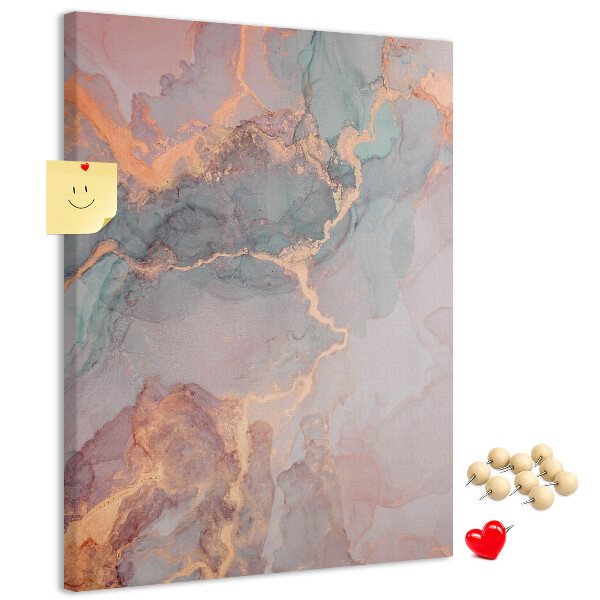 Kurk met bedrukking abstract patroon met fijne nerven