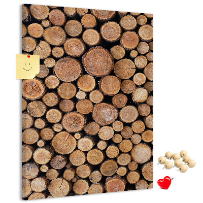 Bedrukte kurk natuurlijk hout in ronde vorm