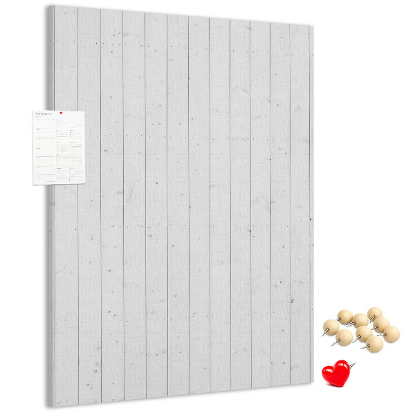 Kurken prikbord met lichte houtstructuur