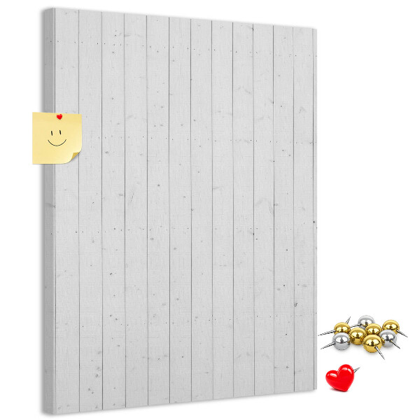 Kurken prikbord met lichte houtstructuur