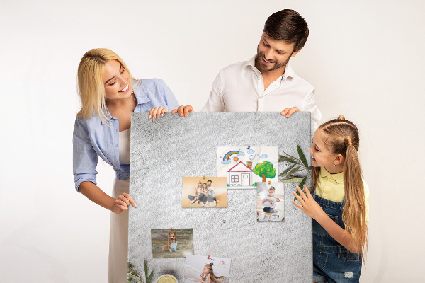 Kurk bedrukken met een minimalistische achtergrond in olijfkleur