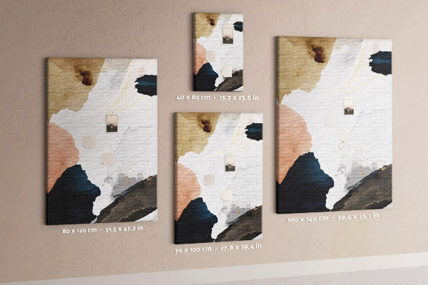 Kurk bedrukken met abstracte stippen in gedempte kleuren