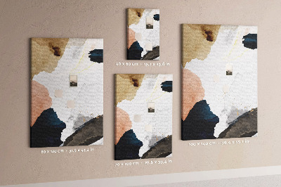 Kurk bedrukken met abstracte stippen in gedempte kleuren