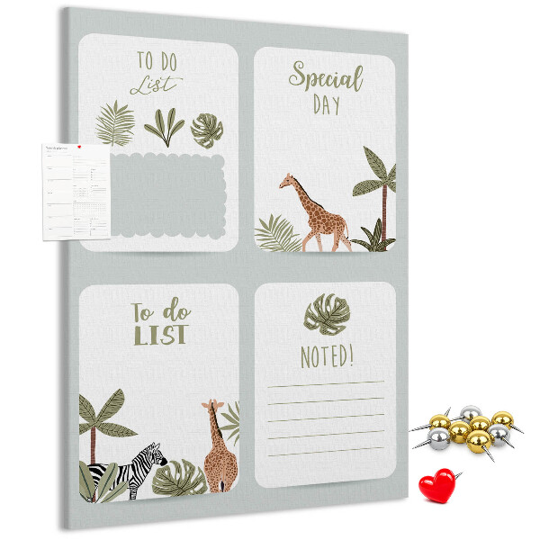 Kurk bedrukken met junglethema en exotische dieren