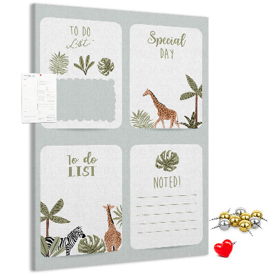 Kurk bedrukken met junglethema en exotische dieren