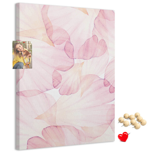 Kurk bedrukken fijne bloemblaadjes in pasteltinten