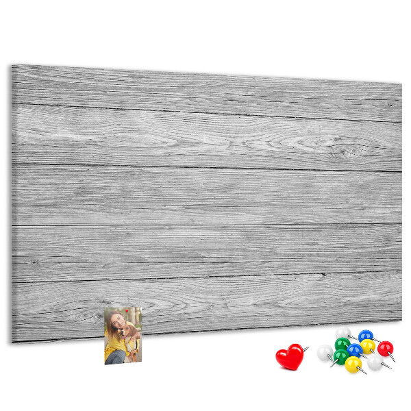 Kurkbord met een houtstructuur in grijstinten