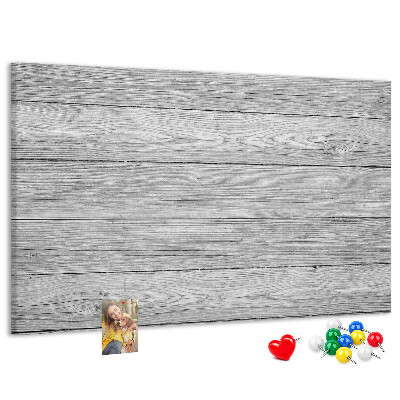 Kurkbord met een houtstructuur in grijstinten