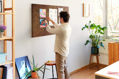 Kurkbord wereldkaart met landnamen